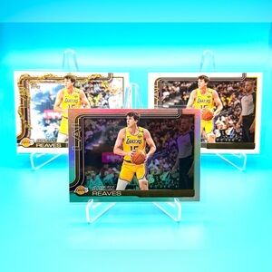 🔥Austin Reaves Lot! 🔥Silver Refractor + Topps Holiday & Flagship Insert! 🤩